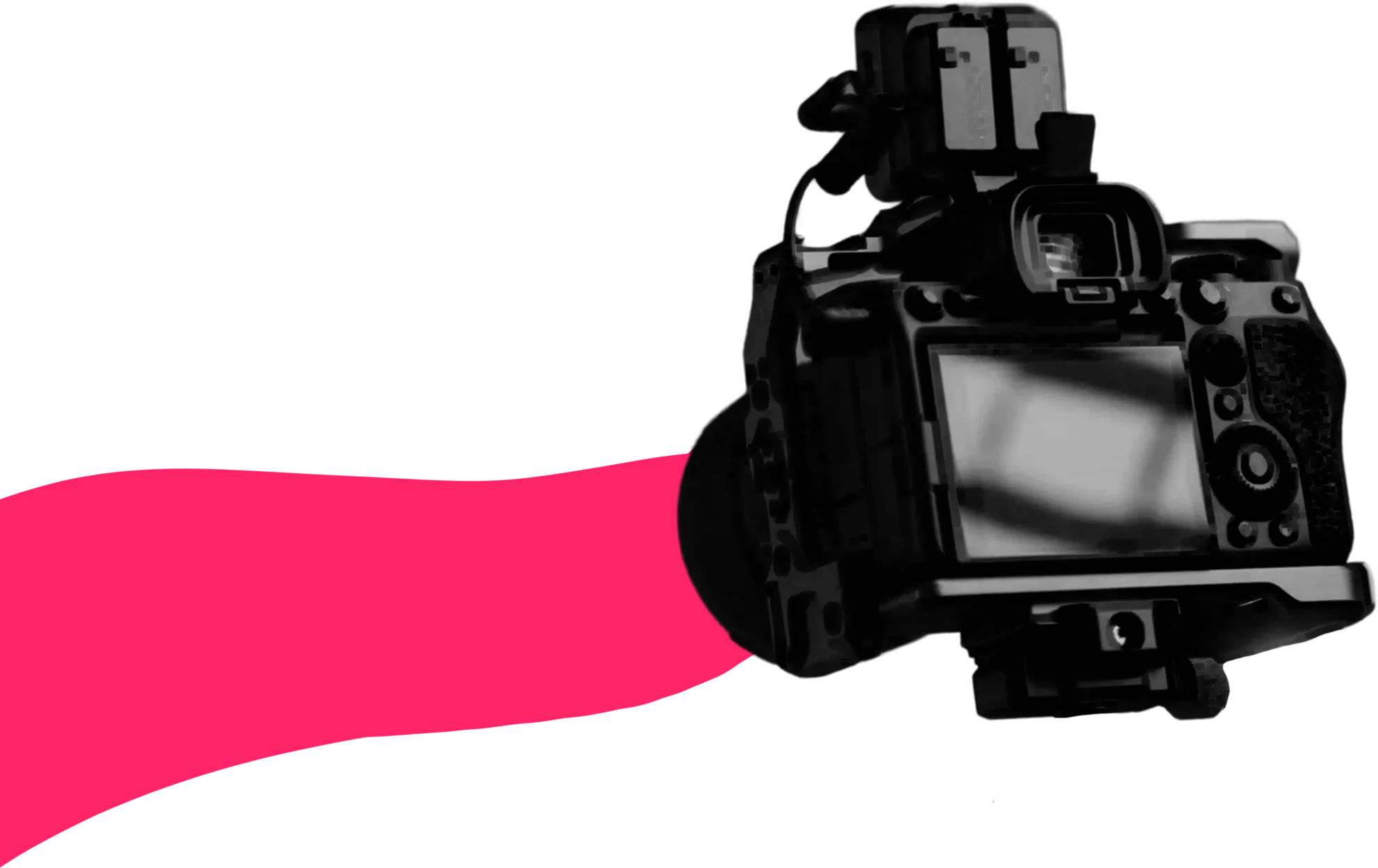 Camera and ribbon